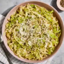 Cacio e Pepe Sautéed Cabbage