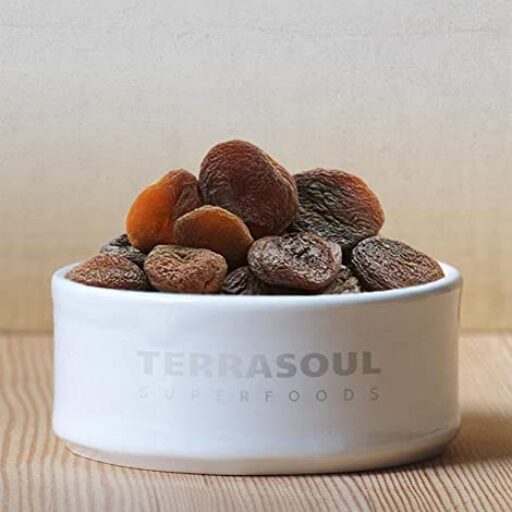 Terrasoul Superfoods Natural Solar-Dried Apricots - 6lb Set (Three 2lb Resealable Baggage)