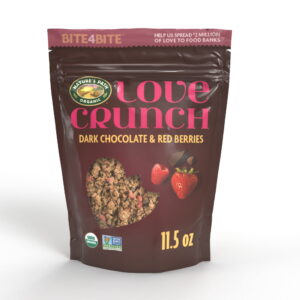 Love Crunch Natural Granola with Darkish Chocolate and Purple Berries, 11.5 oz Bag