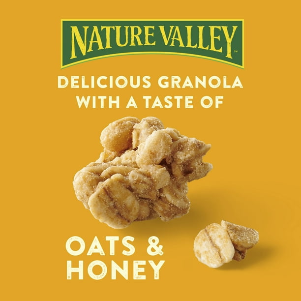 Nature Valley Oats and Honey Protein Granola, Resealable 11 OZ Bag