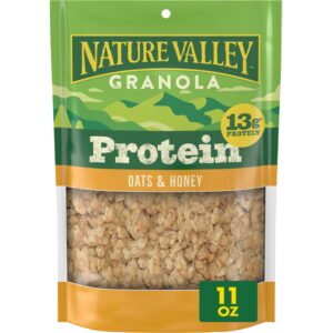 Nature Valley Oats and Honey Protein Granola, Resealable 11 OZ Bag