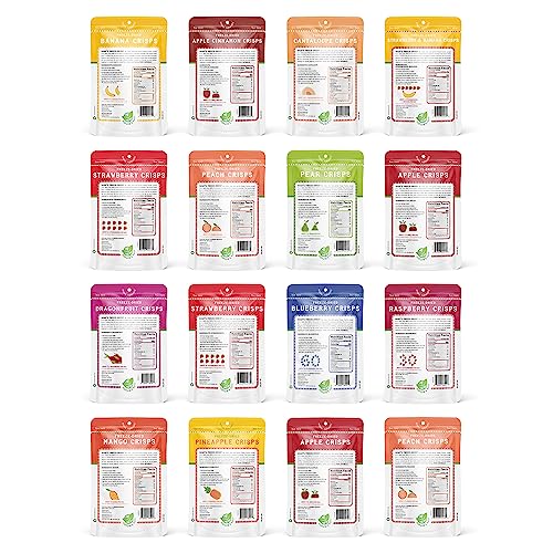 Nature's Flip Assorted Freeze-Dried Fruit Snacks, Mega Selection Pack of 32 (0.53 oz Every)