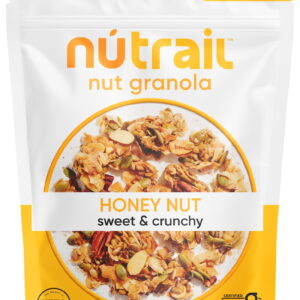 NuTrail Honey Nut Nut Granola Cereal, Sugar-Free, Keto-Pleasant, Gluten-Free, 11 oz, Single Pack